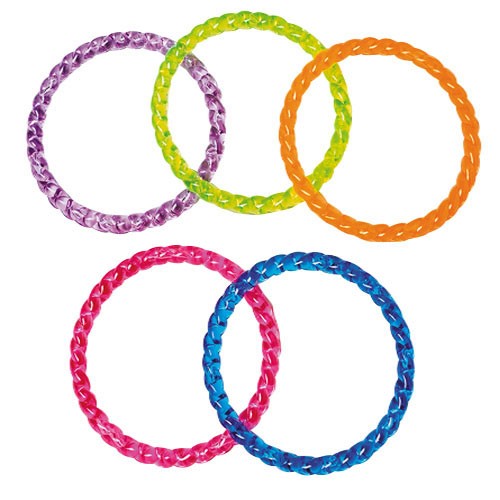 Plastic Bangle Bracelet - 24 Count: Rebecca's Toys & Prizes